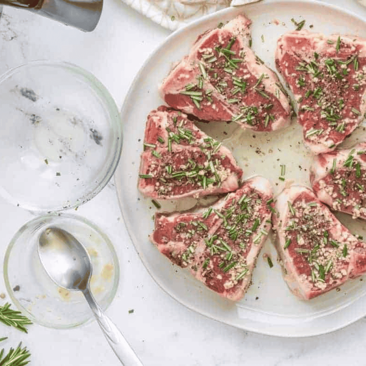 Seasonings mixed inside a sealed Ziploc bag