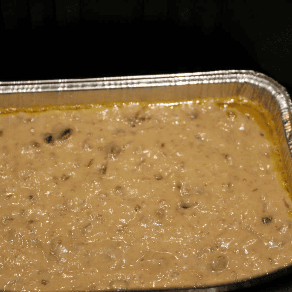 Place baking pan into the air fryer basket.