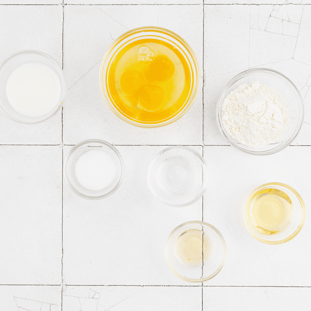 Ingredients needed for Easy Air Fryer Lemon Poppy Seed Bread