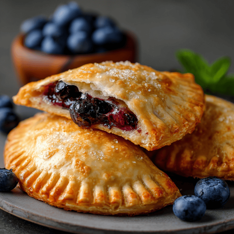 Easy Air Fryer Blueberry Hand Pies