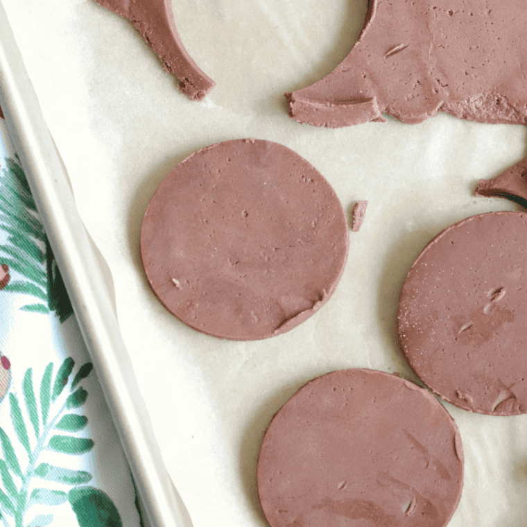 Soft and chewy Nutella cookies freshly baked in an air fryer, made with only three ingredients.