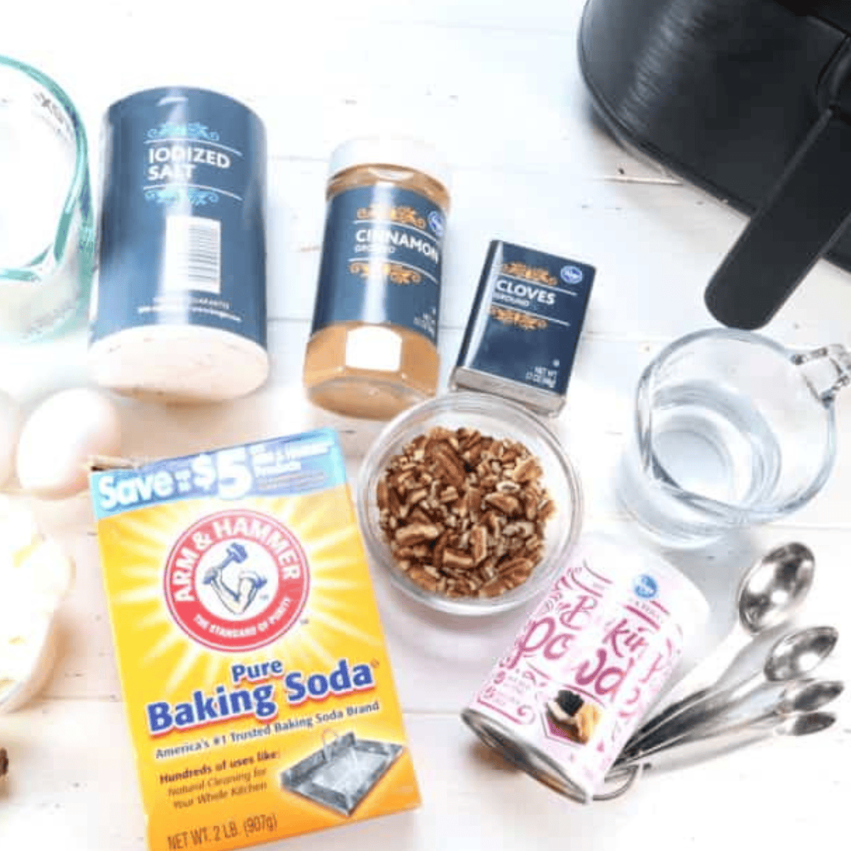 Copycat Trader Joe’s Pancake Bread ingredients on kitchen table.