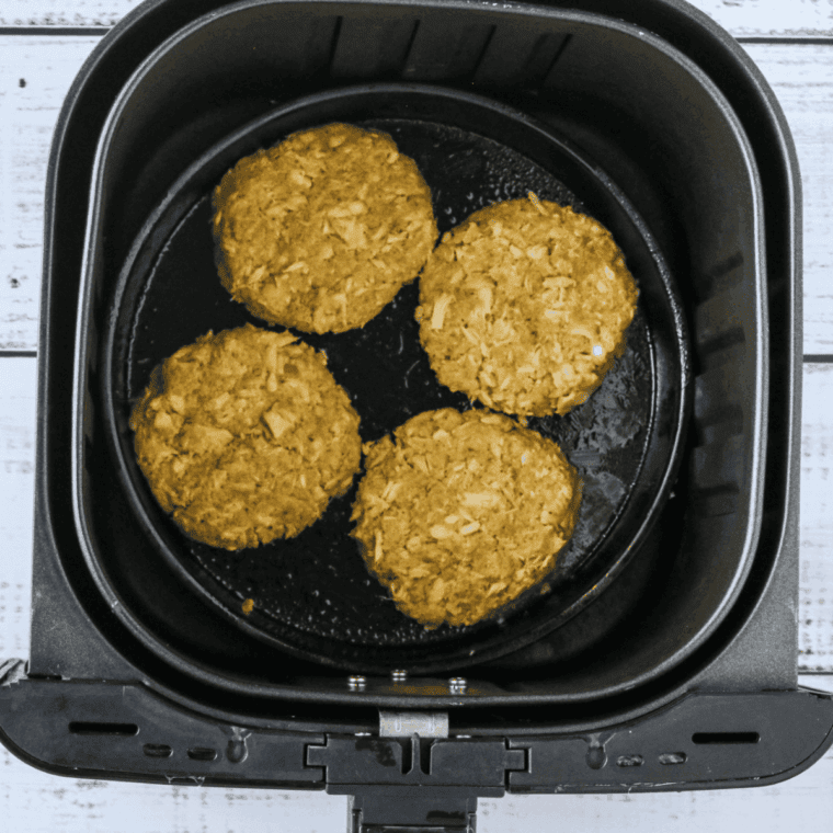 Place Tuna Patties in the air fryer basket.