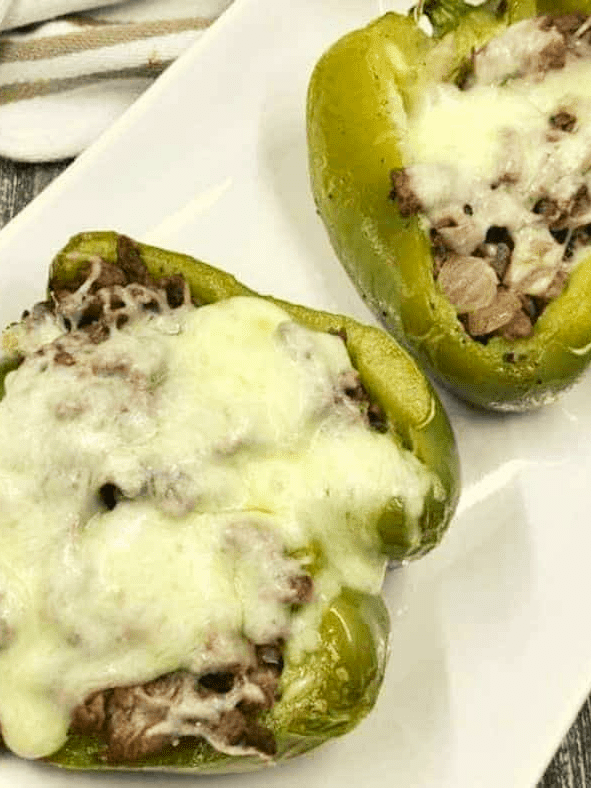 Air Fryer Stuffed Bell Peppers Fork To Spoon