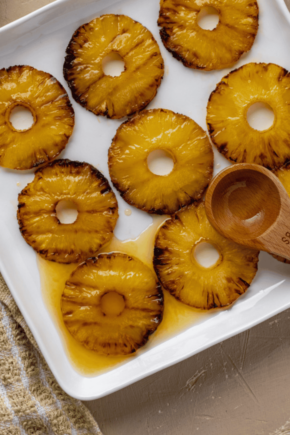 Easy Honey Glazed Air Fryer Pineapple