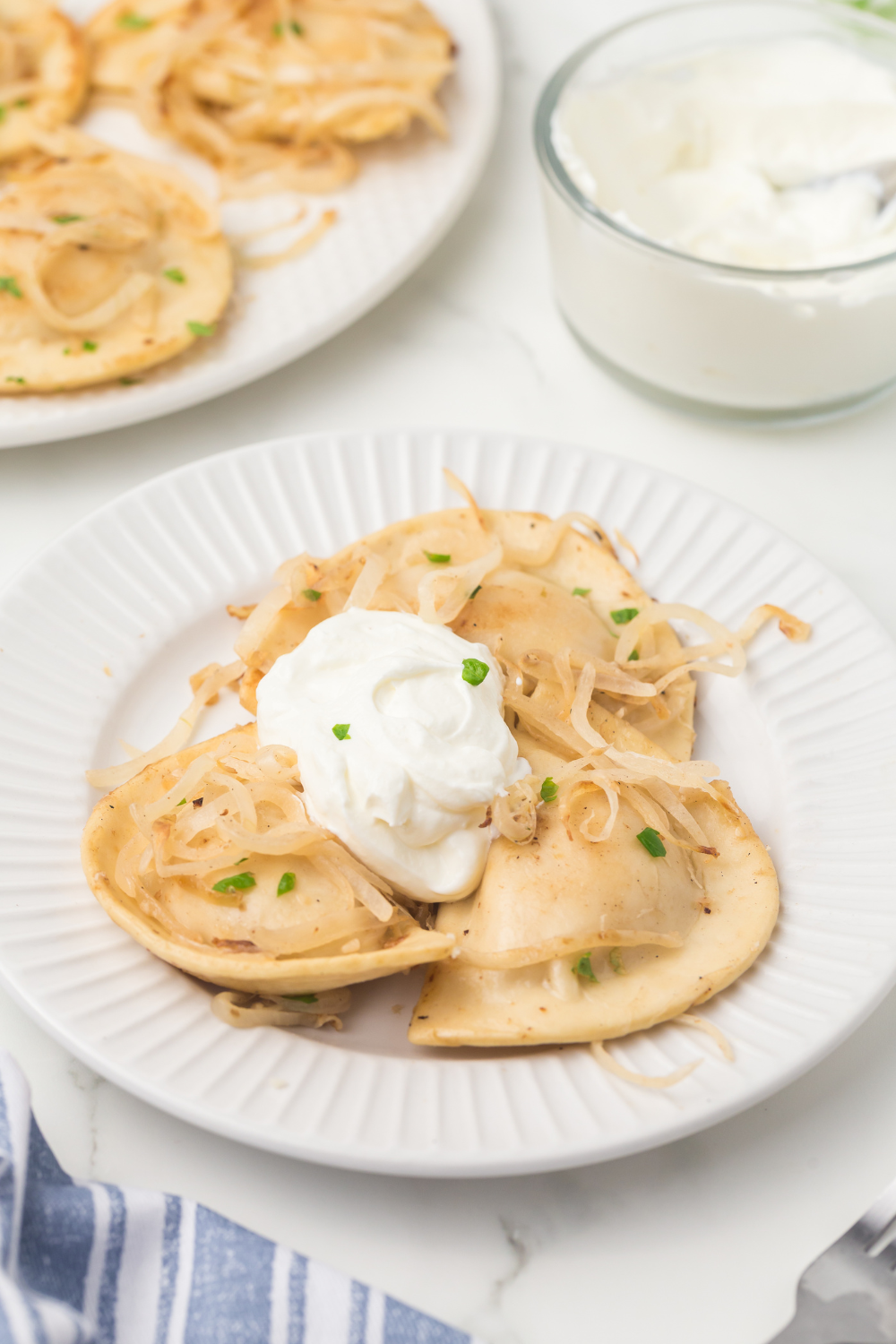 Easy Air Fryer Pierogies And Onions