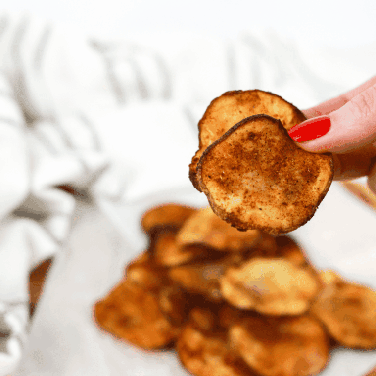 Easy Air Fryer BBQ Potato Chips