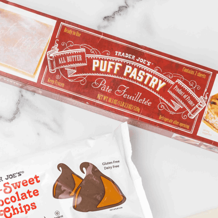 Ingredients needed for Air Fryer Cinnamon Roll Cookies on kitchen table.