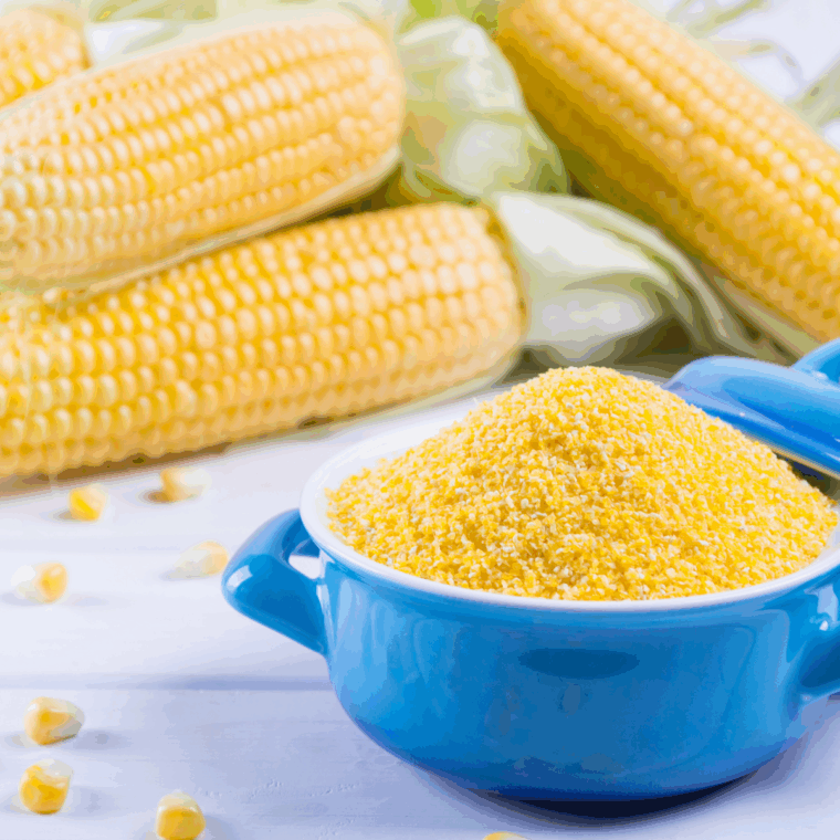 Ingredients needed for Easy Copycat Golden Corral Grit Recipe on kitchen table.