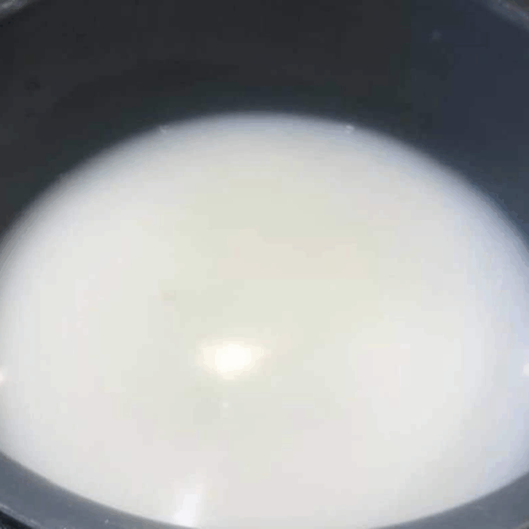 Pour the milk and other ingredients into the Instant Pot Bowl.