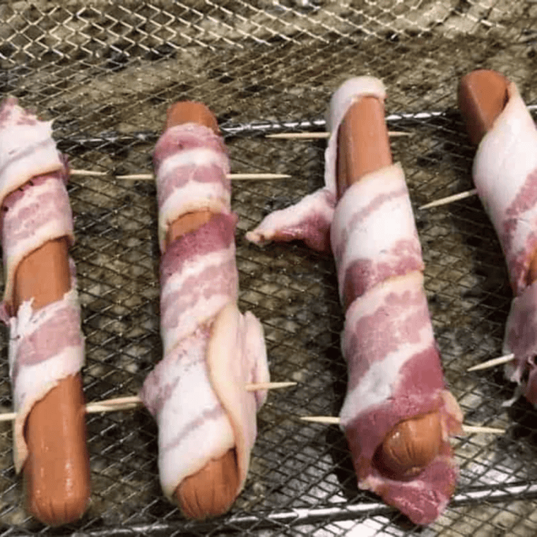 Flip halfway through so bacon crisps evenly on all sides.