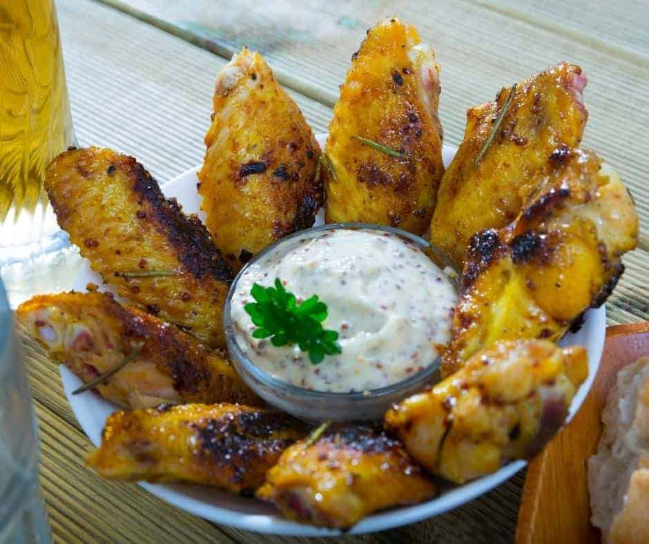 Air Fryer Honey Mustard Chicken Wings