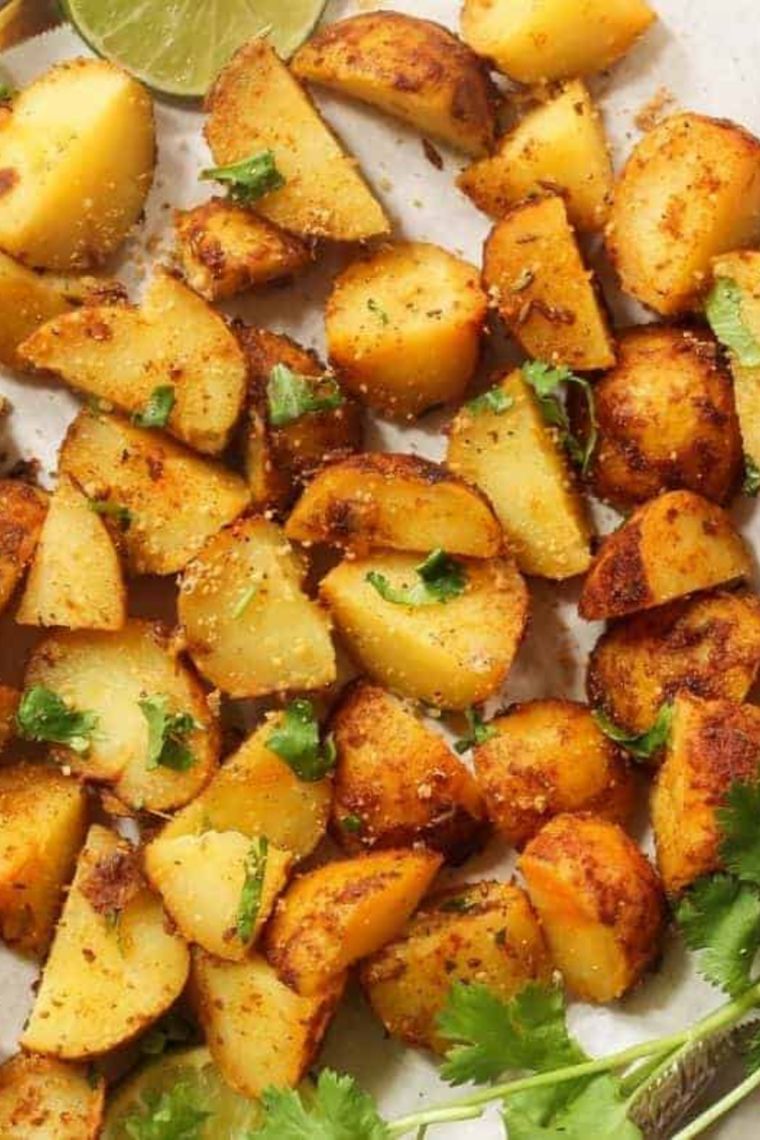 Crispy Air Fryer Ranch Potatoes (3 Ingredients)