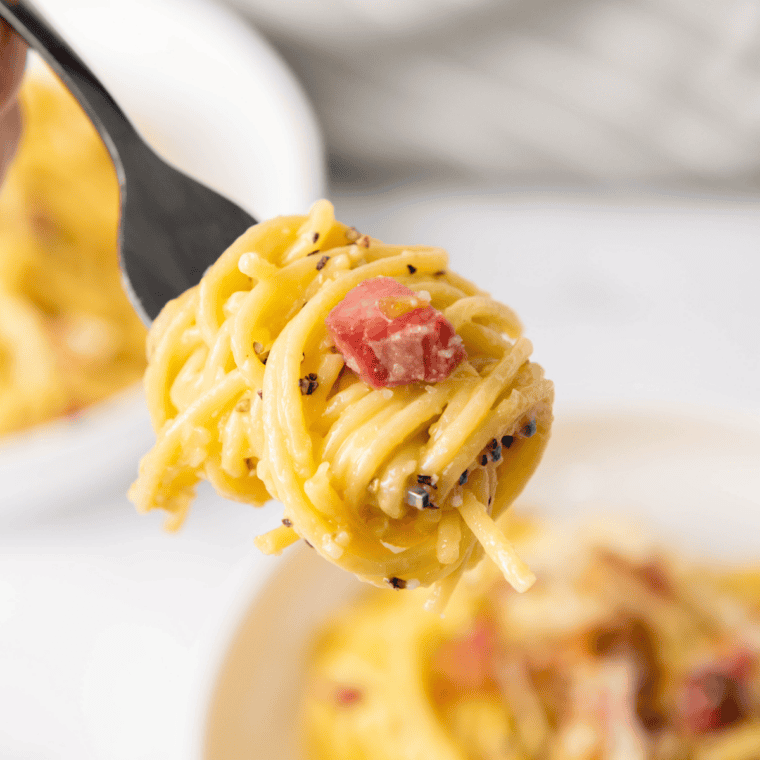 Creamy Instant Pot Pasta Roni served in a bowl with tender pasta coated in a rich buttery sauce.