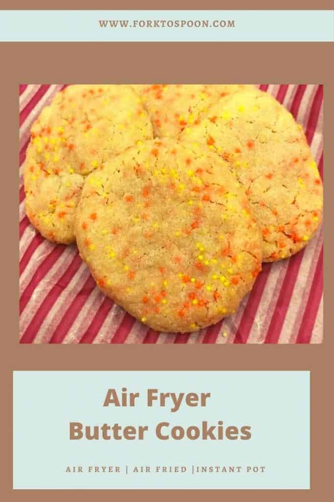 Air Fryer Italian Butter Cookies
