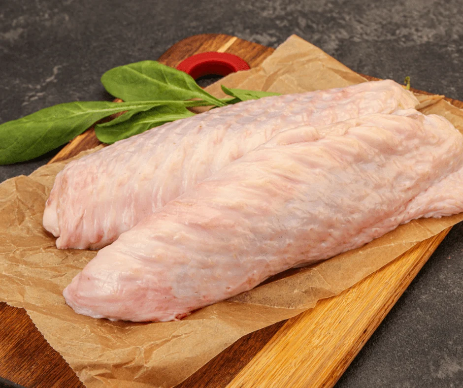 Ingredients needed for Air Fryer Honey Roasted Turkey Wings (Crispy & Easy!) on kitchen table.