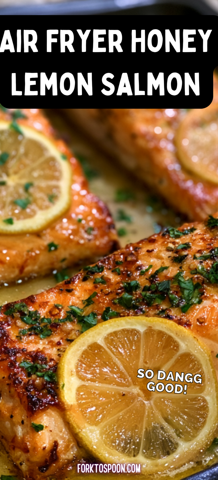 Air Fryer Honey Lemon Salmon