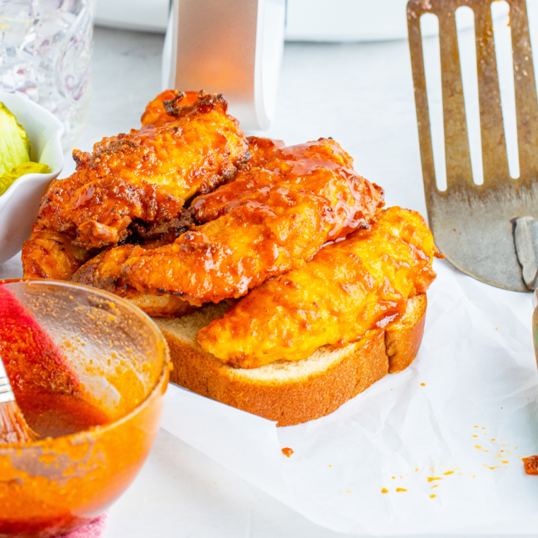 Air Fryer Nashville Chicken Tenders (11)