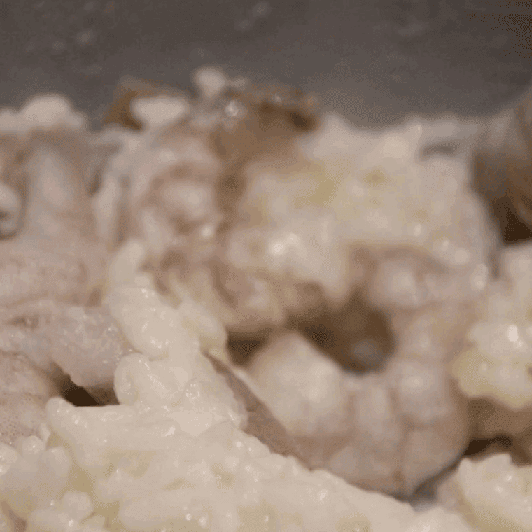 Add shrimp to the pressure cooker.