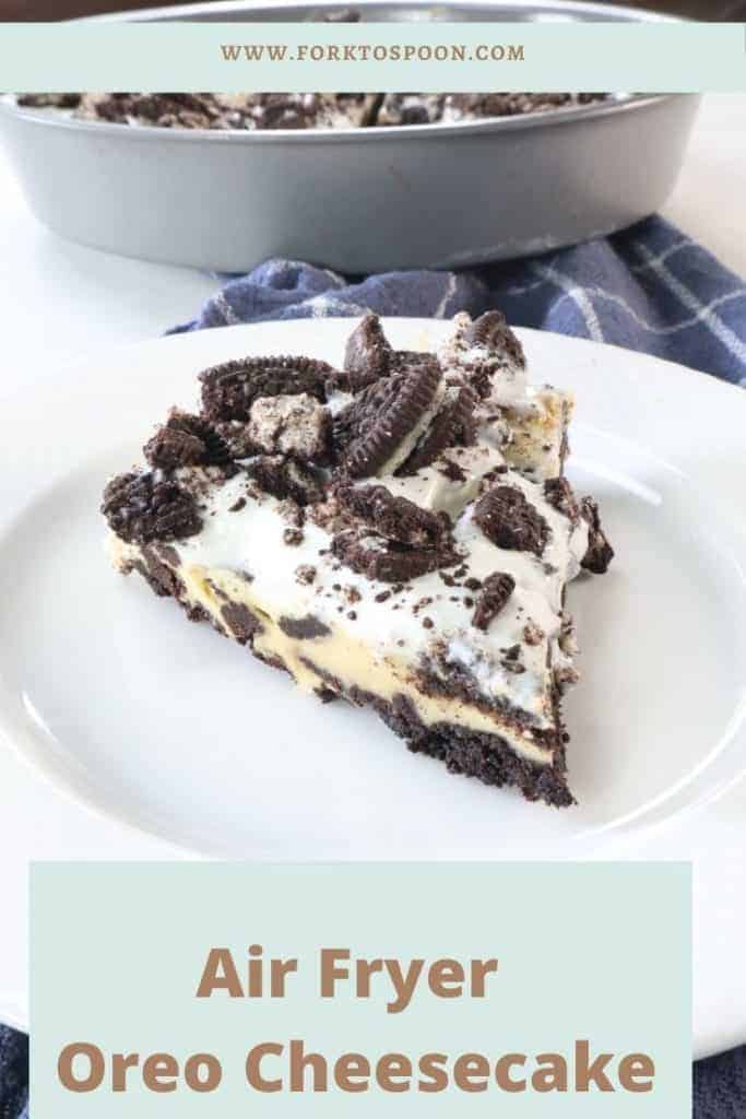 Air Fryer Oreo Cheesecake