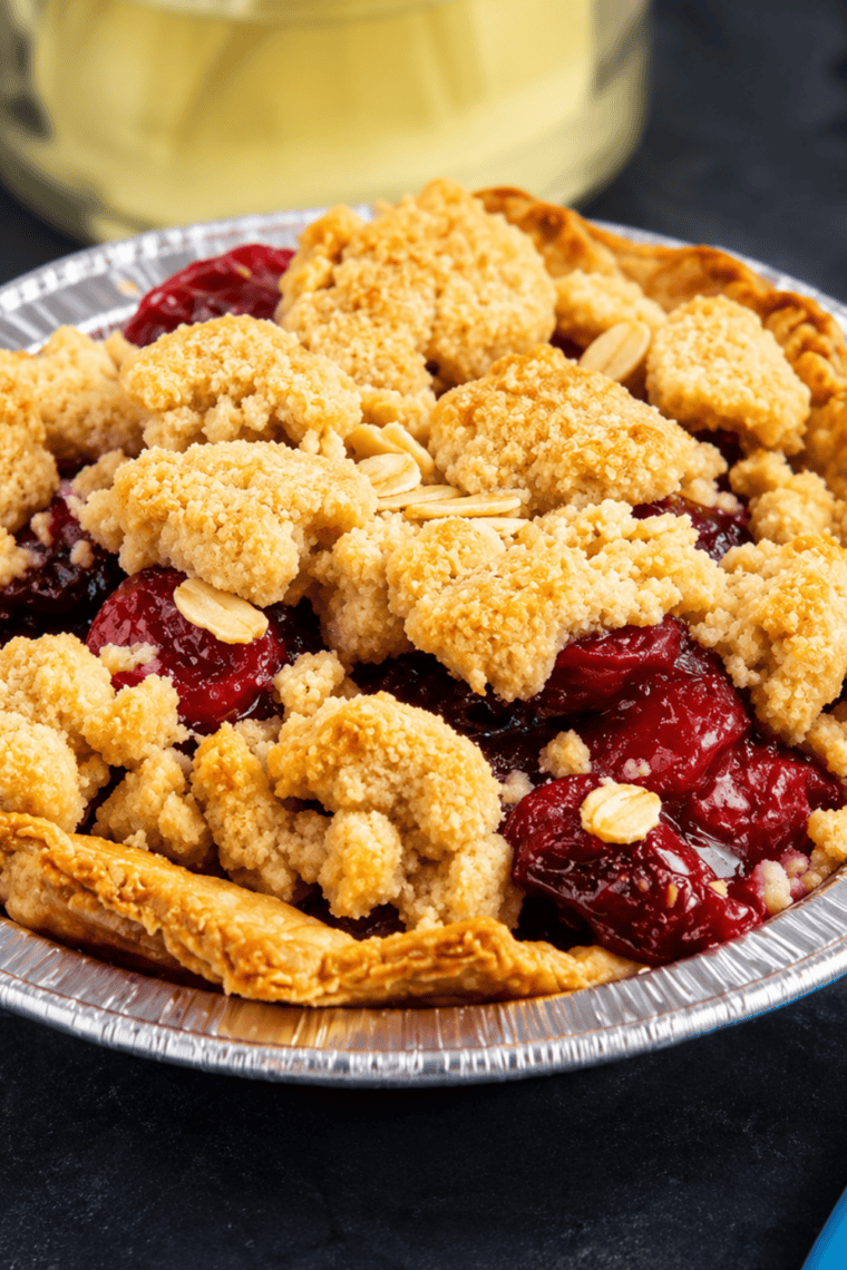 Cherry Crumb Pie (Easy Mini Pies!)