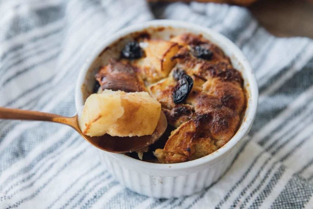 Air Fryer Apple Bread Pudding