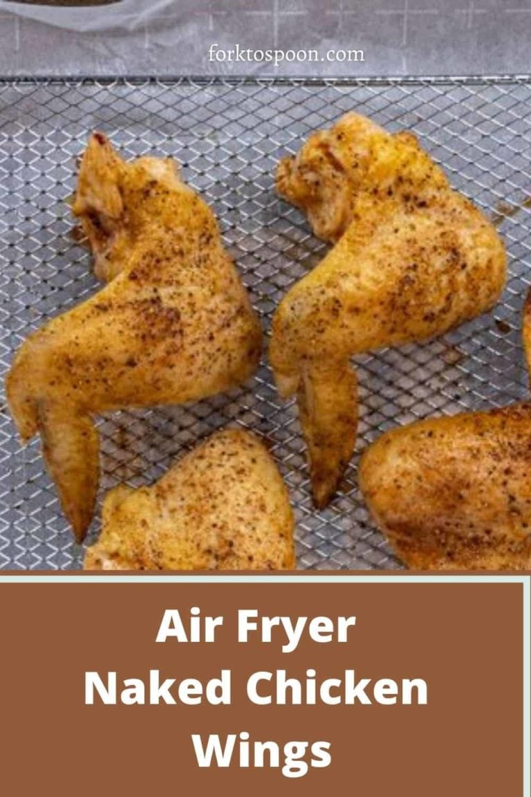 Air Fryer Naked Chicken Wings Fork To Spoon