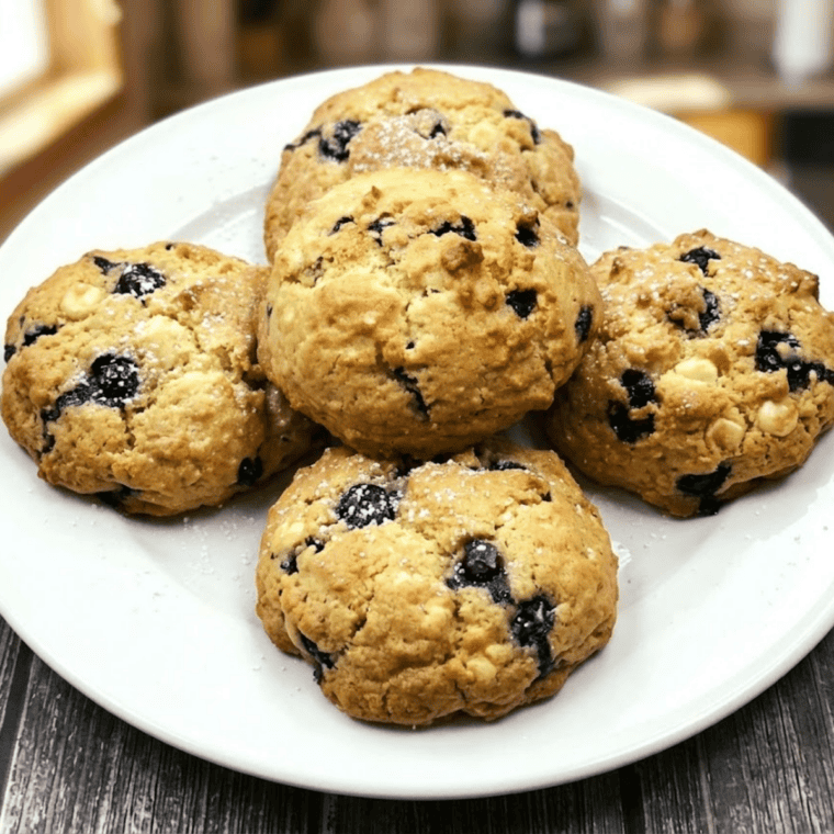 Air Fryer Blueberry Cookies