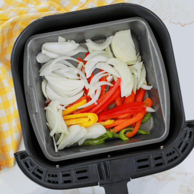 Easy Air Fryer Sausage, Peppers, and Onions