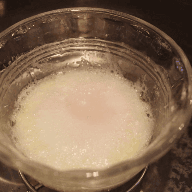 Cooked Poached Eggs in the Instant Pot Bowl.