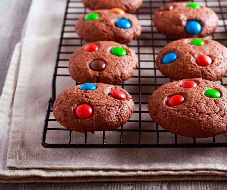 AIR FRYER CHRISTMAS BROWNIE MIX COOKIES