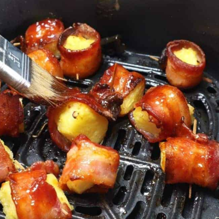 Air Fryer Bacon Wrapped Pineapples (3)