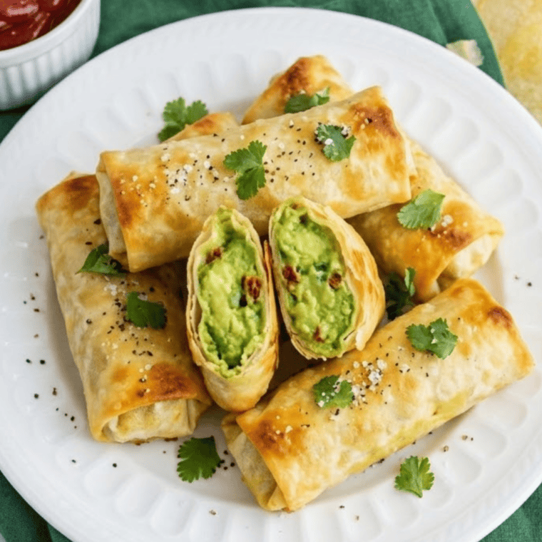 Copycat Cheesecake Factory Avocado Egg Rolls Air Fryer