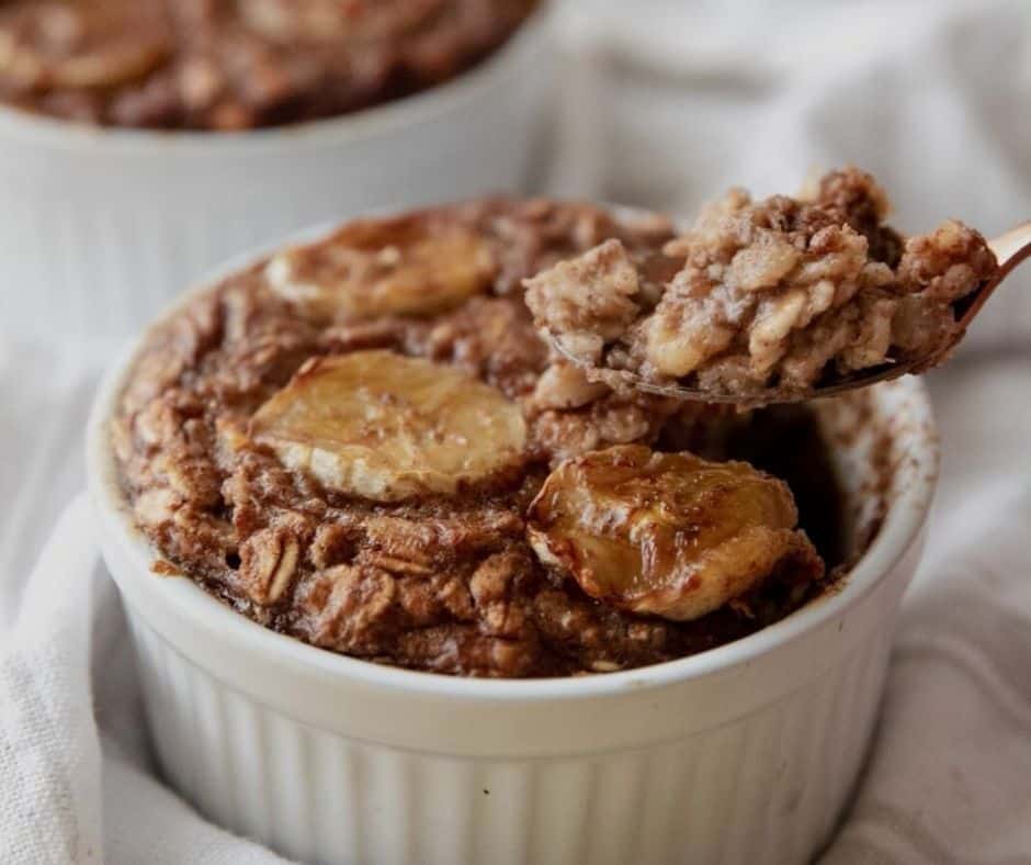 Air Fryer Banana Bread Baked Oatmeal