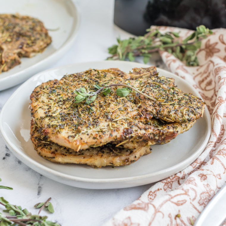 Air Fryer Italian Pork Chops
