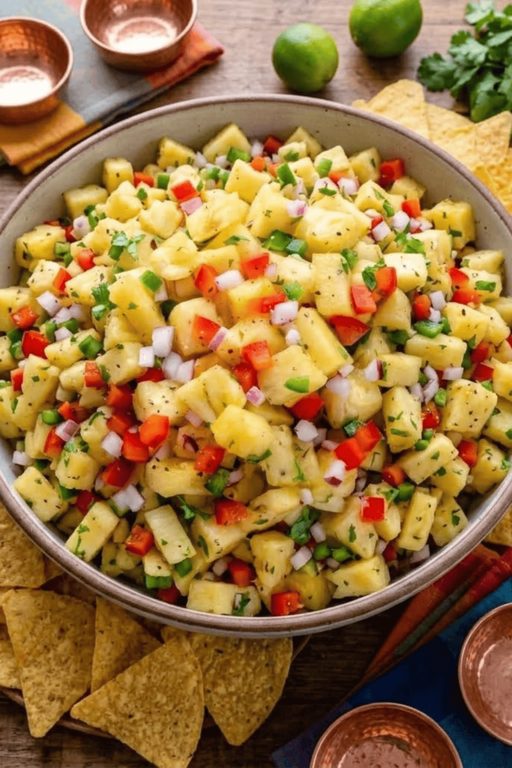 Easy Baja Fresh Copycat Pineapple Salsa Recipe