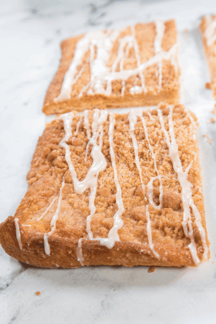 Easy Air Fryer Cinnamon Sugar Pizza with golden crust and cinnamon-sugar topping