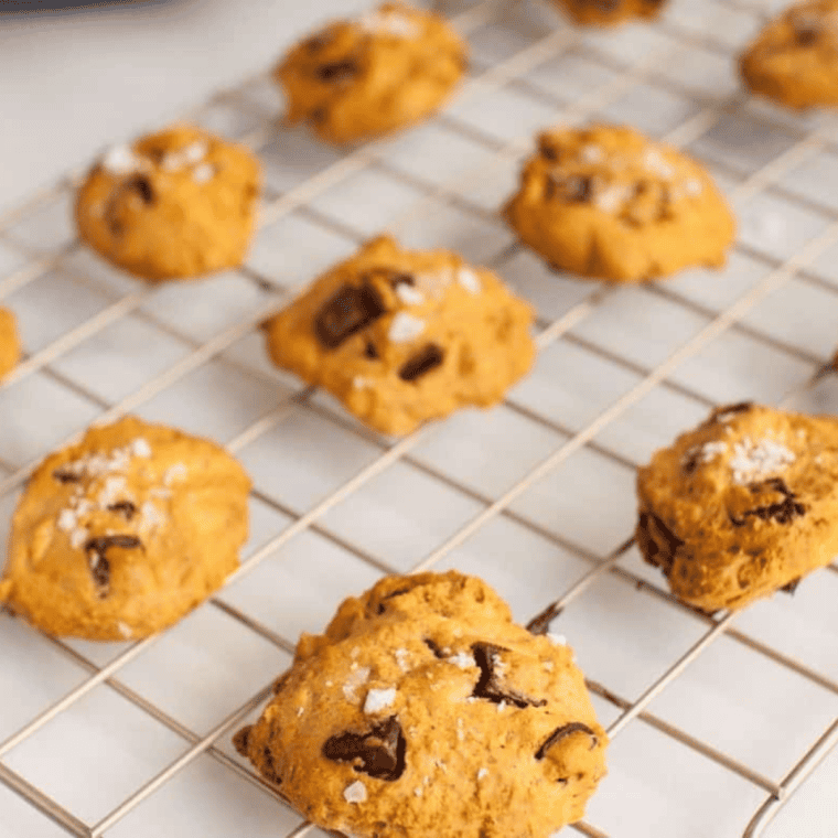 Air Fryer Pumpkin Cake Mix Cookies