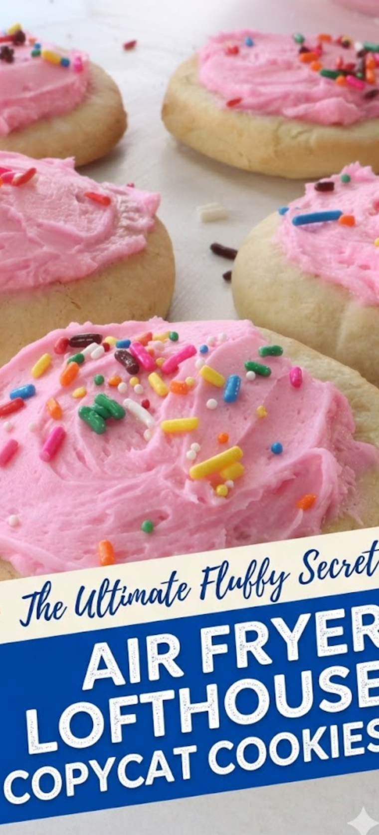 Air Fryer Copycat Lofthouse Cookies