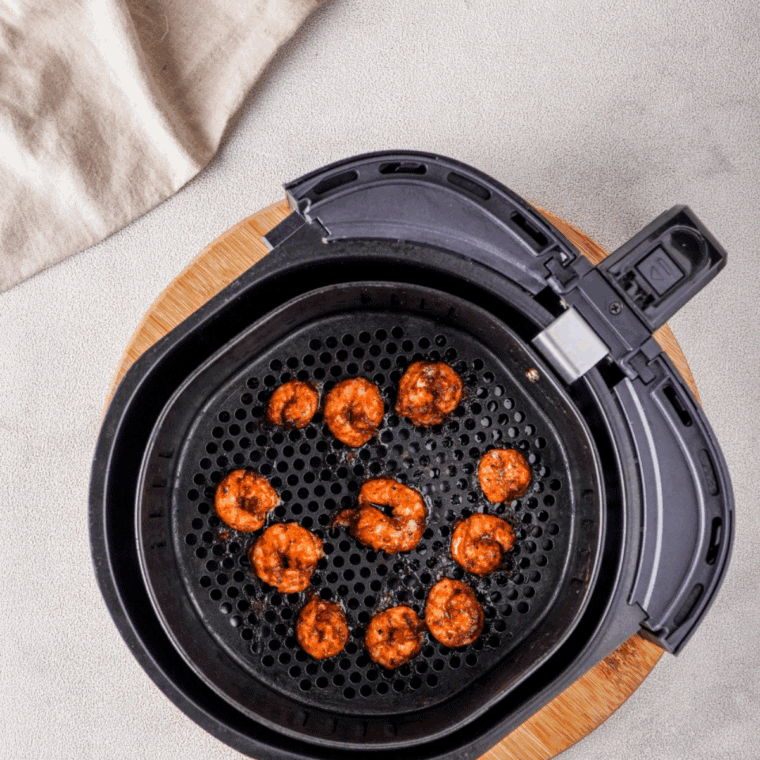 Cajun shrimp plated and served over rice, pasta, or in tacos