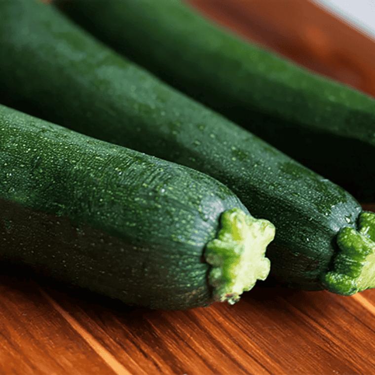 Ingredients needed for How To Dehydrate Zucchini In Air Fryer on kitchen table.