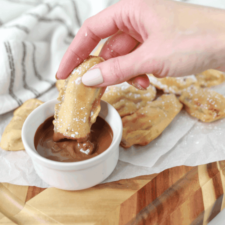 Air Fryer Banana Pancake Dippers