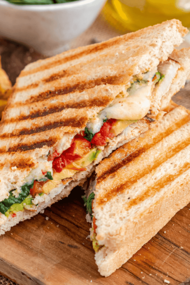 Perfect lunch or dinner with Air Fryer Chicken Avocado Sandwich.