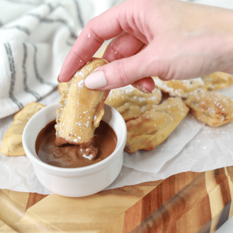 Air Fryer Banana Pancake Dippers