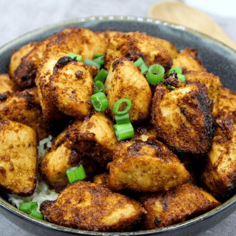 Homemade Air Fryer Shake and Bake Chicken Tenders with crunchy coating