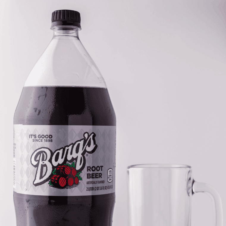 Ingredients needed for Easy Ninja Creami Dr. Pepper Cream Soda on kitchen table.