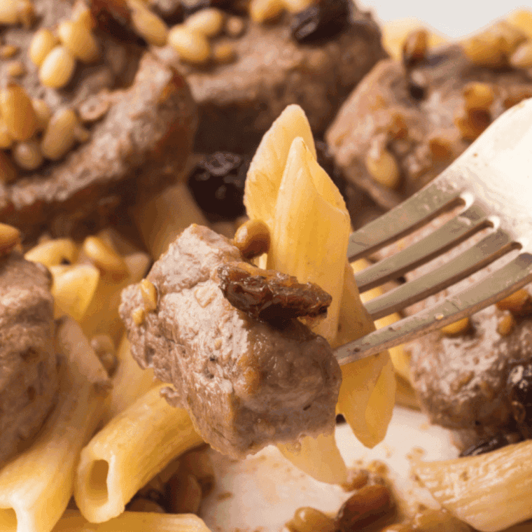 Crispy, golden air fryer pork chop bites served on a plate ready to eat