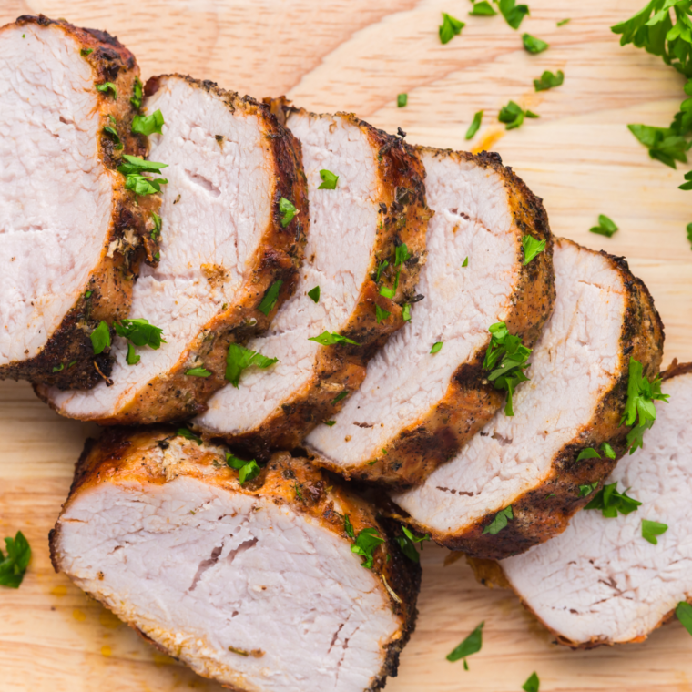 Air Fryer Frozen Pork Tenderloin (No Thawing Required!)