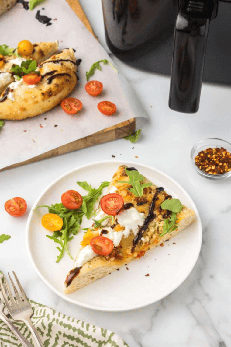 Air Fryer Trader Joe&rsquo;s Burrata Focaccia