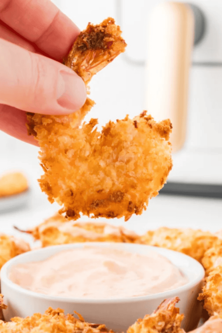 Crispy Panko Fried Shrimp (Air Fryer Recipe)